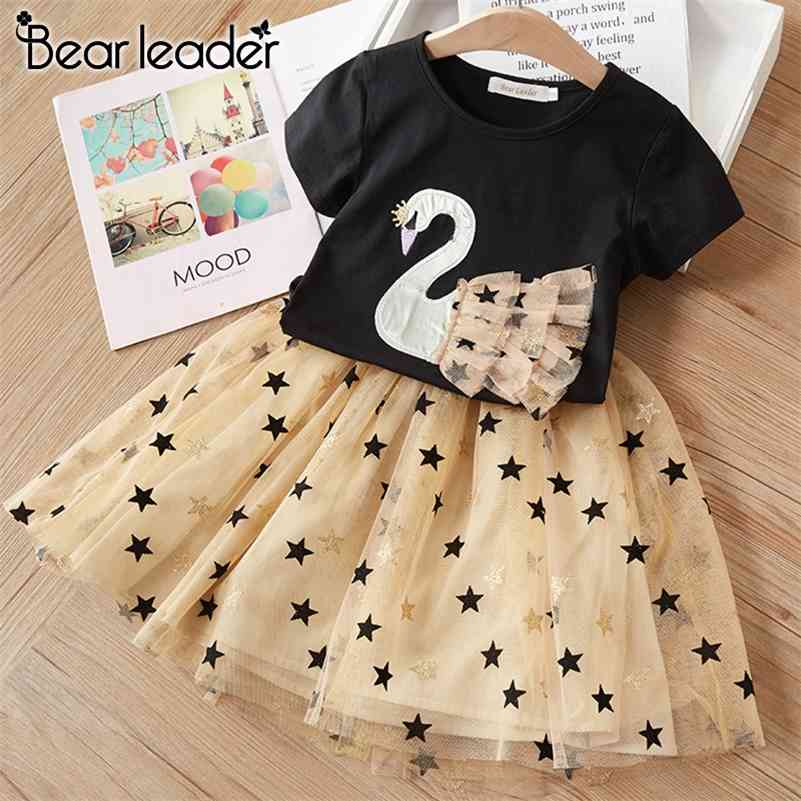Bear Leader Girls Dress Summer Princess Swan Cartoon Party T-shirt and 2 Pcs Outfits Kids Clothing 210708, Ax1348black
Bear Leader Girls Dress Summer Princess Swan Cartoon Party T-shirt and 2 Pcs Outfits Kids Clothing 210708, Ax1348black