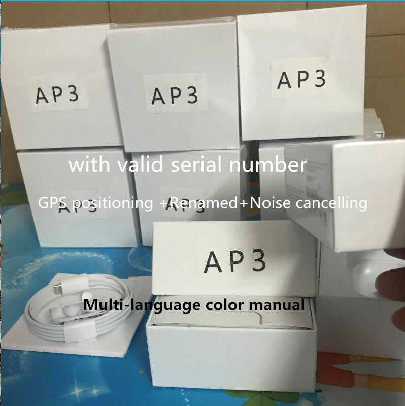 GPS Rename AP2 AP3 Wireless Bluetooth Earbuds Chip Charging Case Optical In-Ear Detection Pods PK Air 3 Pro 2 gen Air Gen 3 earphone, Slivery;brown
GPS Rename AP2 AP3 Wireless Bluetooth Earbuds Chip Charging Case Optical In-Ear Detection Pods PK Air 3 Pro 2 gen Air Gen 3 earphone, Slivery;brown