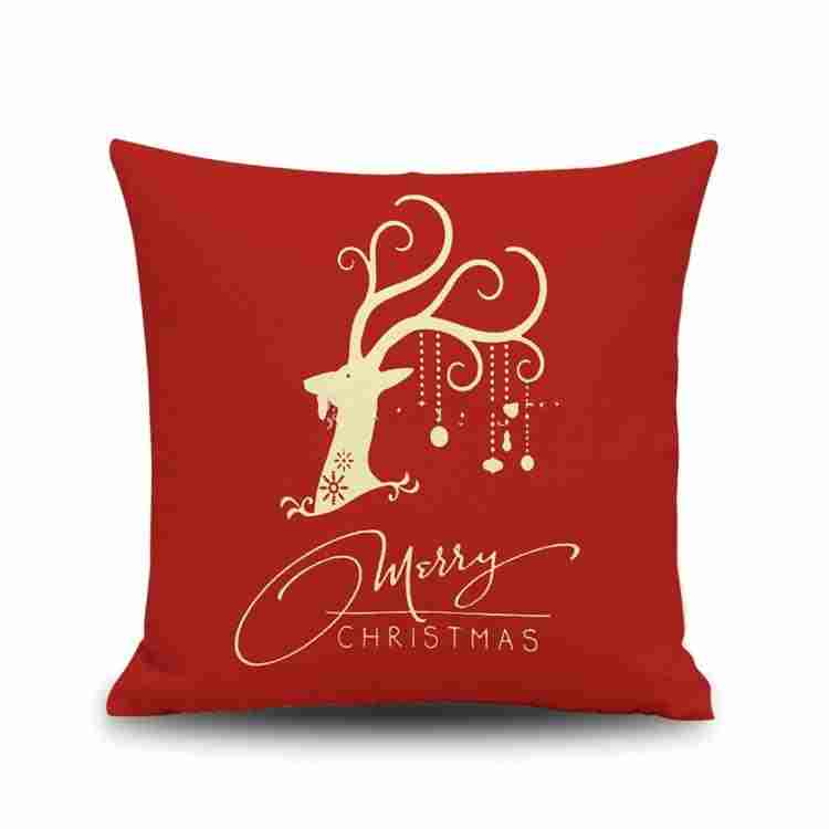 Reindeer Cushion Happy New Year Cover Christmas Reindeers Case Home Decor cases Free shipping
