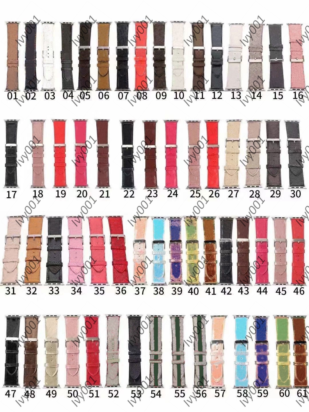 Hot Sell Leather Watchband for Apple Watch Band Series 5/4/3/2/1 Sport Bracelet 42 mm 38 mm Strap For iwatch 4 Band 40mm 44mm designer patterns watchbands A21
Hot Sell Leather Watchband for Apple Watch Band Series 5/4/3/2/1 Sport Bracelet 42 mm 38 mm Strap For iwatch 4 Band 40mm 44mm designer patterns watchbands A21