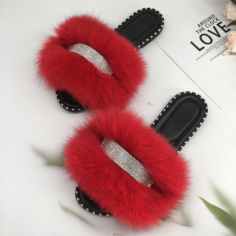 Women Flip Flops Slippers Summer Rhinestones Fur Slides For Women Fluffy Slipper Female Fur Slippers Women Real Fox Fur Slides H0827, Only fur slippers
Women Flip Flops Slippers Summer Rhinestones Fur Slides For Women Fluffy Slipper Female Fur Slippers Women Real Fox Fur Slides H0827, Only fur slippers