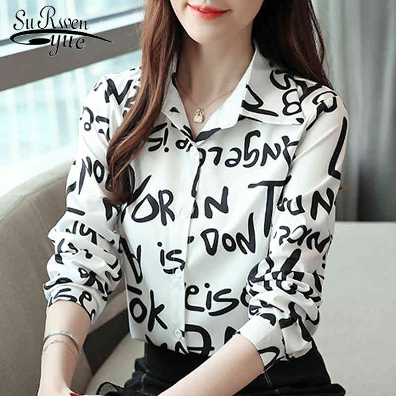 blusas mujer de moda long sleeve chiffon blouse clothes womens tops and blouses blusa feminina shirts ladies 5495 50 210427