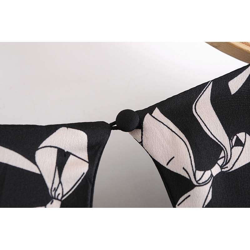 Sexy Back Zipper Square Collar Floral Print Tank Tops Women Summer Long Lantern Sleeve Backless Crop Top Girls Tees 210429