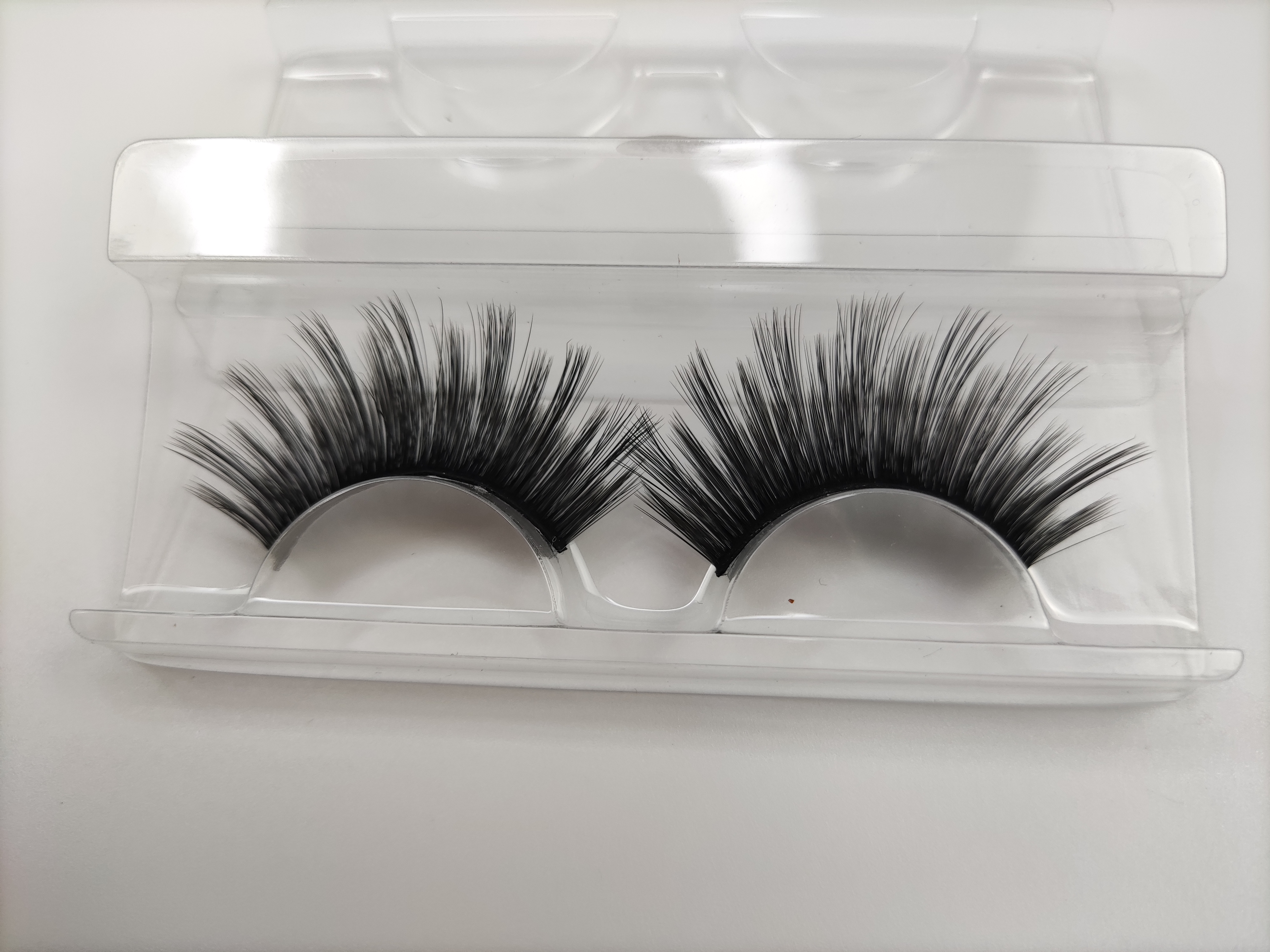 False Eyelashes Soft Light Fake Glitter Lash Extension Mink Lashes Makeup 3D Faux Hair Natural Cross Tweezer Brush Set In Pink Bag Free Customize Serv