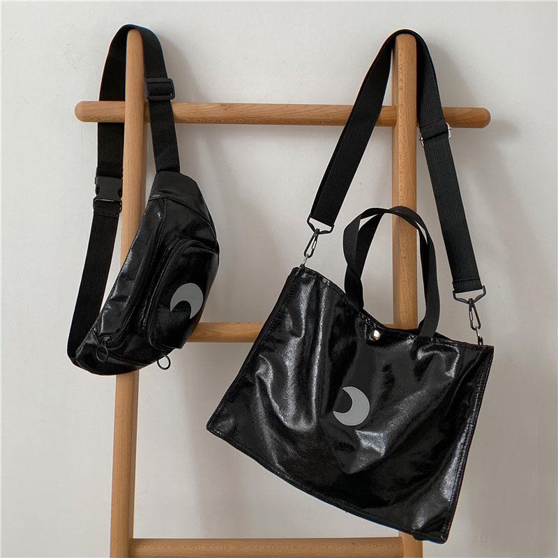 Waist Bags Pack Women Men PU Cross Shoulder Bag Moon Reflective Applique Dark Fashion Harajuku Girl
Waist Bags Pack Women Men PU Cross Shoulder Bag Moon Reflective Applique Dark Fashion Harajuku Girl