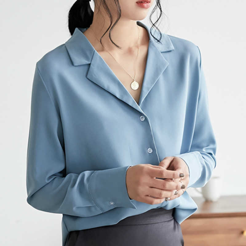 Fashion Blouses Woman Casual V-neck Office Ladies Tops Chiffon Blouse Long Sleeve Women Shirts Womens Tops And Blouses B855 210602, White
Fashion Blouses Woman Casual V-neck Office Ladies Tops Chiffon Blouse Long Sleeve Women Shirts Womens Tops And Blouses B855 210602, White