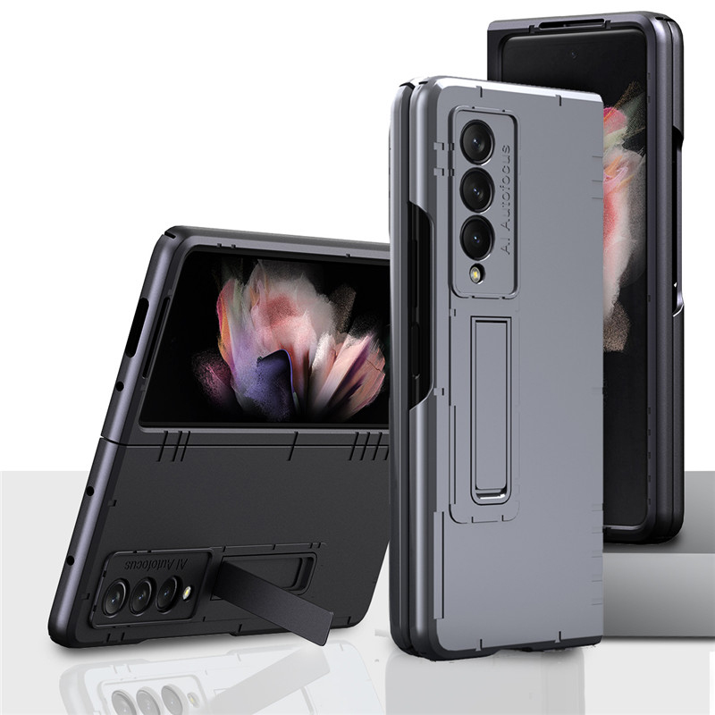 Warrior Magnetic Bracket Cell Phone Cases For Samsung Galaxy Z Fold3 5G Protective Shell Back Cover Coque, Black
Warrior Magnetic Bracket Cell Phone Cases For Samsung Galaxy Z Fold3 5G Protective Shell Back Cover Coque, Black