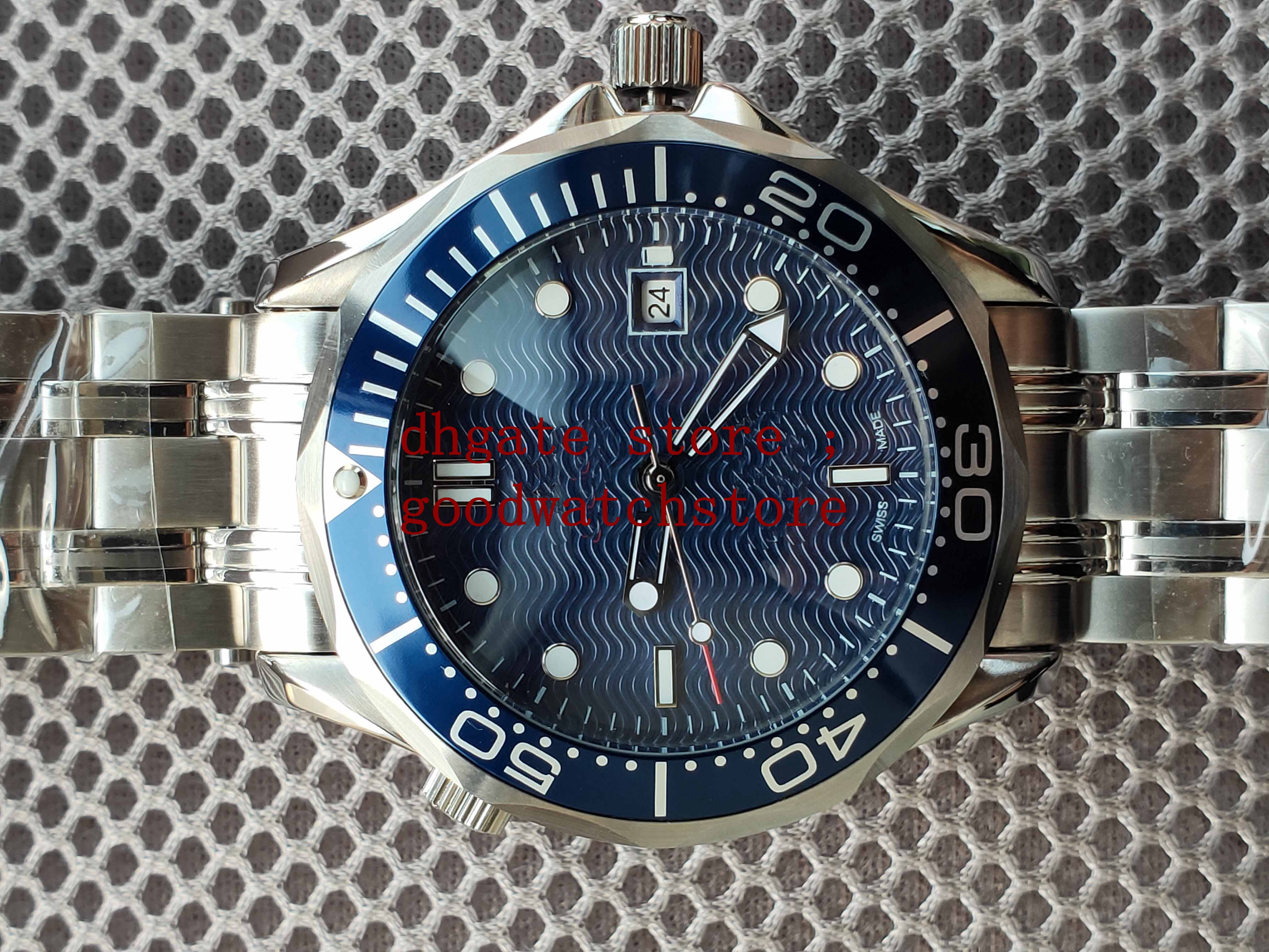 Luxury Quality Men's Watches blue 41mm Power Reserve Movement Autom 316l stainless steelatic Mens Professional 300M
Luxury Quality Men's Watches blue 41mm Power Reserve Movement Autom 316l stainless steelatic Mens Professional 300M