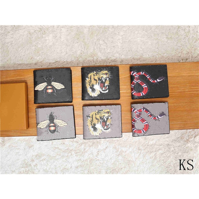 Men Animal Short Wallet Leather Black Snake Tiger Bee Wallets Women Long Style Designer Purse Wallets Card Holders Top Quality, Extra shipping
Men Animal Short Wallet Leather Black Snake Tiger Bee Wallets Women Long Style Designer Purse Wallets Card Holders Top Quality, Extra shipping