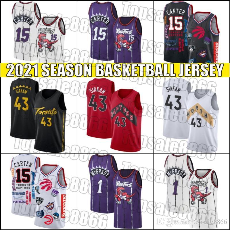 Throwback Toronto Raptors Jersey Vince 15 Carter Jersey Pascal 43 Siakam Icon Jerseys Tracy Jersey Mcgrady Basketball ZB65A, Black;red
Throwback Toronto Raptors Jersey Vince 15 Carter Jersey Pascal 43 Siakam Icon Jerseys Tracy Jersey Mcgrady Basketball ZB65A, Black;red