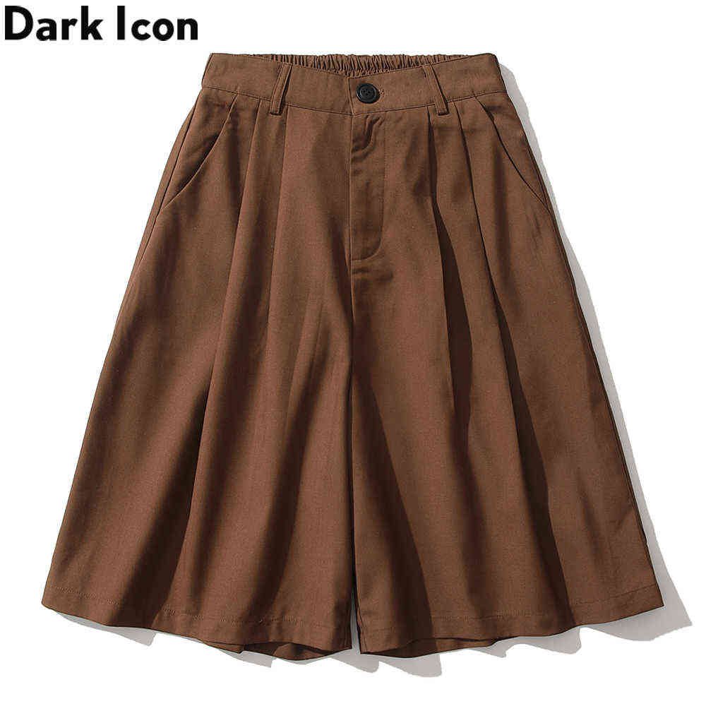 Plain Suit Shorts Men Elastic Waist Wide Leg Opening Half Length Men's Shorts 210603, Khaki
Plain Suit Shorts Men Elastic Waist Wide Leg Opening Half Length Men's Shorts 210603, Khaki