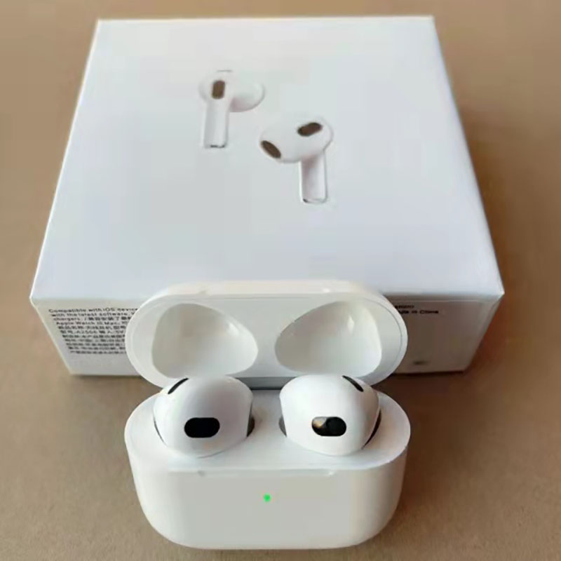 Generation 3 Earphones Airpod H1 Chip Rename GPS Wireless Charging Bluetooth Headphones Pods 2 Earbuds 2nd generation headset, White
Generation 3 Earphones Airpod H1 Chip Rename GPS Wireless Charging Bluetooth Headphones Pods 2 Earbuds 2nd generation headset, White
