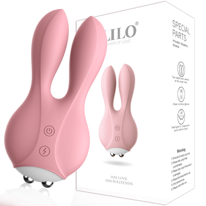Electric Shock Rabbit Jumping Egg Waterproof Silicone Toy Tits Clip Vibrator Female Sex Toys Masturbation Device Adult Prodults