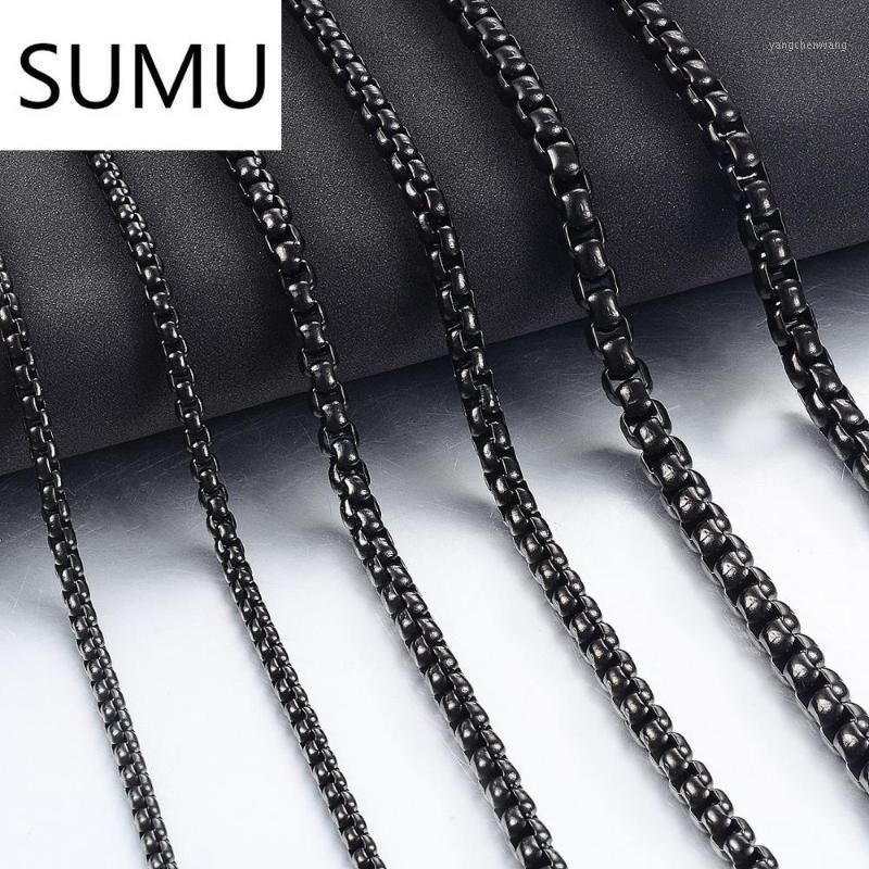 Chains Stainless Steel Necklace Chain Waterproof Round Black Men And Women Gift Jewelry 2mm-5mm Width
Chains Stainless Steel Necklace Chain Waterproof Round Black Men And Women Gift Jewelry 2mm-5mm Width