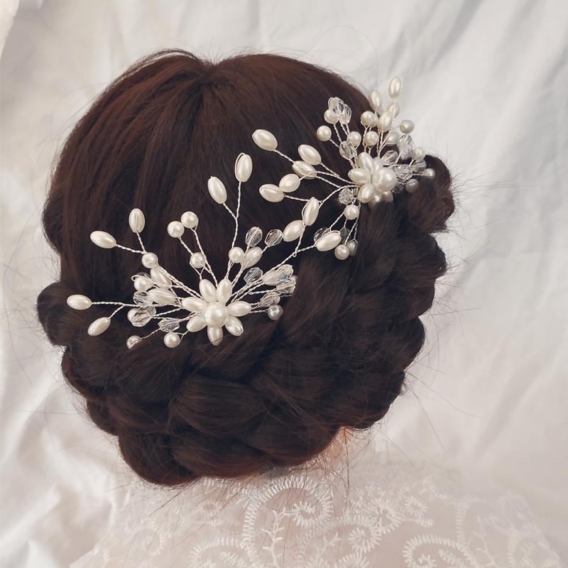 Hair Clips & Barrettes Jewelry Bridal Accessories Wedding Pearl Flower Comb Clip Crystal Rhinestone Bride Sticks Hairpins Hearwear, Golden;silver
Hair Clips & Barrettes Jewelry Bridal Accessories Wedding Pearl Flower Comb Clip Crystal Rhinestone Bride Sticks Hairpins Hearwear, Golden;silver