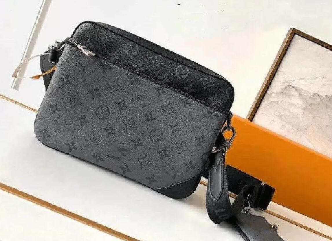 Handbags Men Leather TRIO Messenger Bags Luxury Shoulder Bag Make up Bag Designer Handbag Tote Man's bag LVs louiseity viutonity VUTTONS, 3a black flowers
Handbags Men Leather TRIO Messenger Bags Luxury Shoulder Bag Make up Bag Designer Handbag Tote Man's bag LVs louiseity viutonity VUTTONS, 3a black flowers