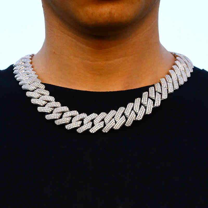 20mm Copper Material Miami Cuban Link Chain Bling Charm Necklace For Men's Chains Hip Hop Jewelry Rapper X0509
20mm Copper Material Miami Cuban Link Chain Bling Charm Necklace For Men's Chains Hip Hop Jewelry Rapper X0509