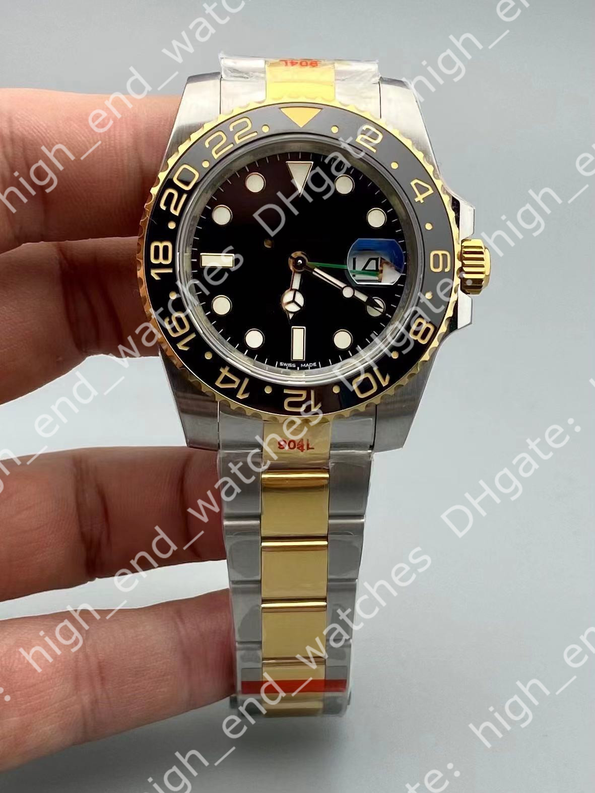N V11 men's watches 40x13mm GMT 3186 automatic mechanical movement Montre DE Luxe 904L bidirectional ceramic rotating bezel Luxury Watch, Slivery;brown
N V11 men's watches 40x13mm GMT 3186 automatic mechanical movement Montre DE Luxe 904L bidirectional ceramic rotating bezel Luxury Watch, Slivery;brown