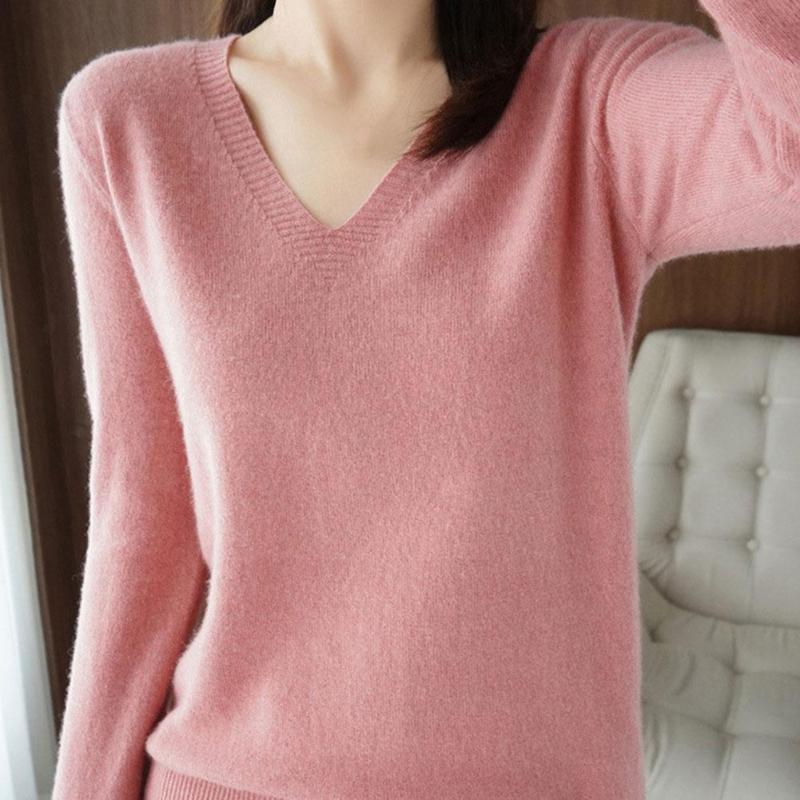 Women's Sweaters Autumn Winter V Neck Cashmere Sweater Woman Pullover Design Hollow Casual Lace Collar Tops Knitted Female K5o7, Green
Women's Sweaters Autumn Winter V Neck Cashmere Sweater Woman Pullover Design Hollow Casual Lace Collar Tops Knitted Female K5o7, Green