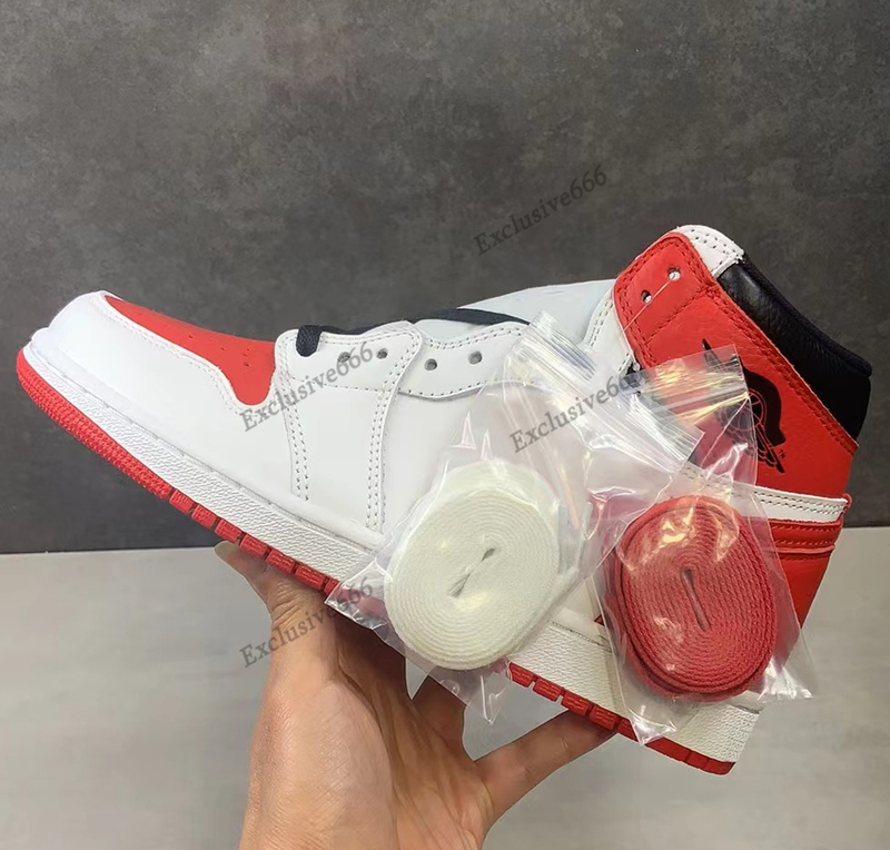 top Quality 1 High OG Heritage Mens Basketball Shoes 1s White University Red-Black womens outdoor Sneakers Sports 555088-161 With size :
top Quality 1 High OG Heritage Mens Basketball Shoes 1s White University Red-Black womens outdoor Sneakers Sports 555088-161 With size :