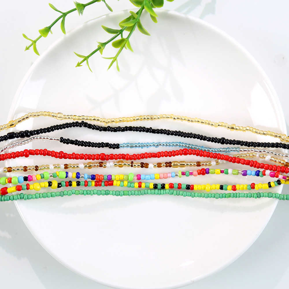Bohemia Bead Waist Chains Body Jewelry Summer Sexy Bikini Beach Belly Chain For Women Girls Accessories Vintage Waistband P081