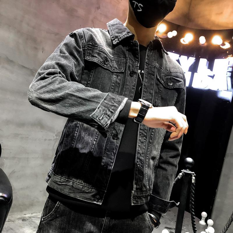Fashion-Men's Jackets Punk Style Novel Embroidered Rivet Denim Jacket Men Coat Slim Cotton Jeans For Male Hip Hop High Street Sequins Youth, Black
Fashion-Men's Jackets Punk Style Novel Embroidered Rivet Denim Jacket Men Coat Slim Cotton Jeans For Male Hip Hop High Street Sequins Youth, Black