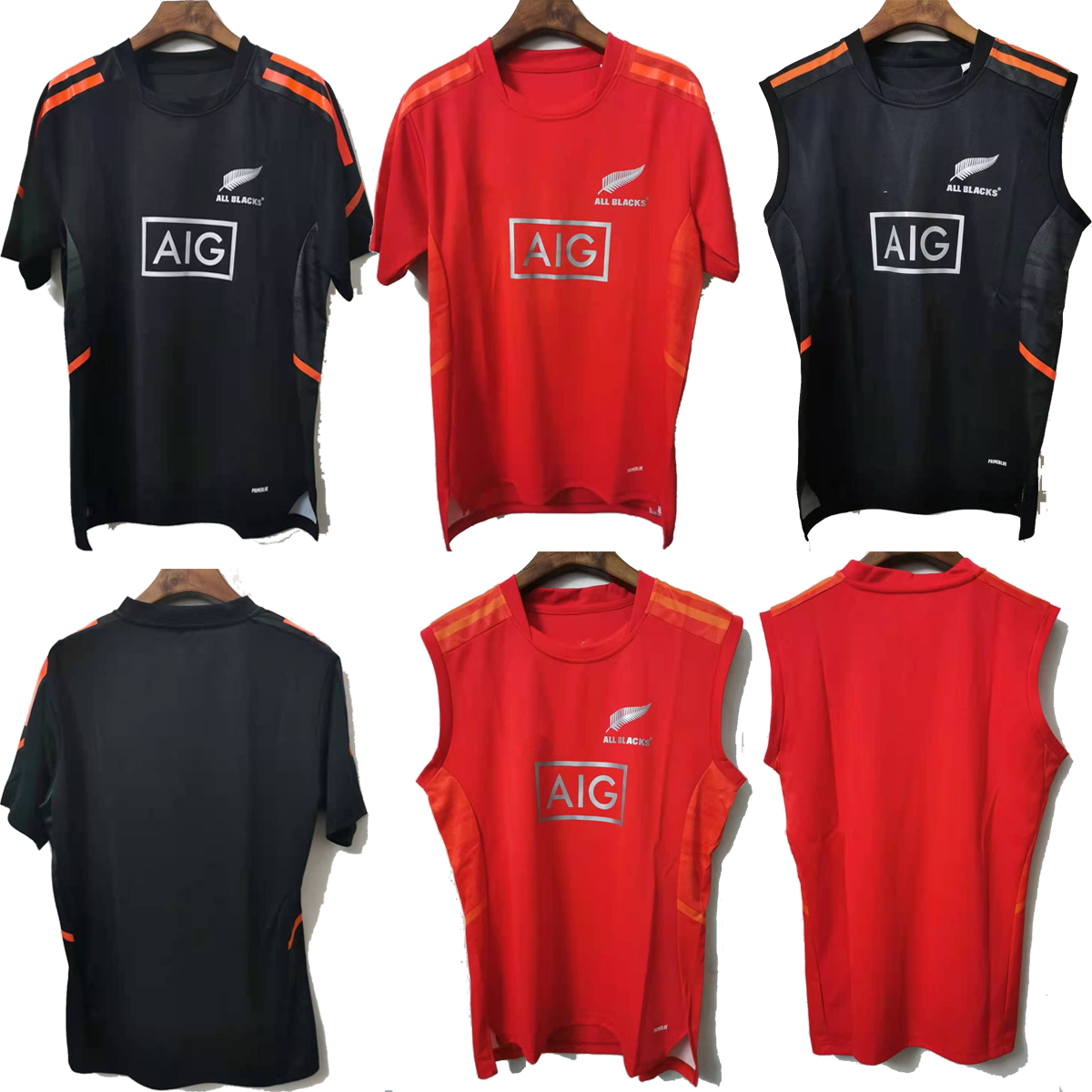 all black rugby Jersey 2021 2022 vest red League shirt Thailand quality shirts size S--3XL, Black;gray
all black rugby Jersey 2021 2022 vest red League shirt Thailand quality shirts size S--3XL, Black;gray