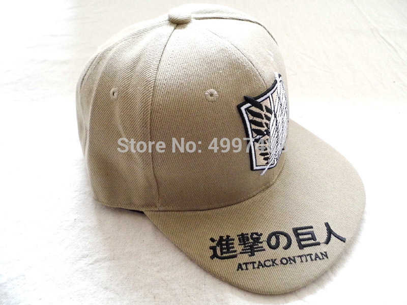 Anime Attack On Titan Men's Baseball Cap Wings of Liberty Mark Summer Snapback Hat for Outdoor Q0911