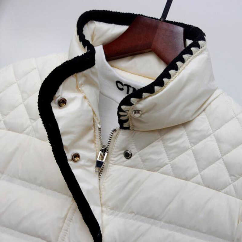 SEDUTMO Winter Fashion Duck Down Coat Women Slim Short Jackets Spring Ultra Light Casual Pocket Basic Parkas ED1493 211018