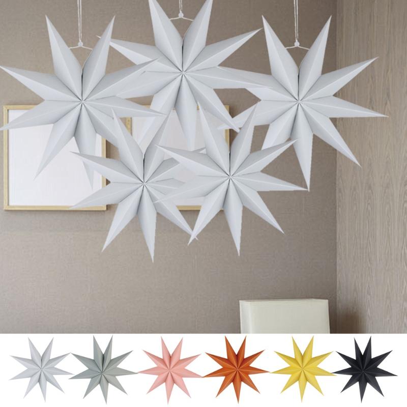 Christmas Decorations Nine Angles Star DIY Folded Hanging Paper Wedding Birthday Home Window Decoration
Christmas Decorations Nine Angles Star DIY Folded Hanging Paper Wedding Birthday Home Window Decoration