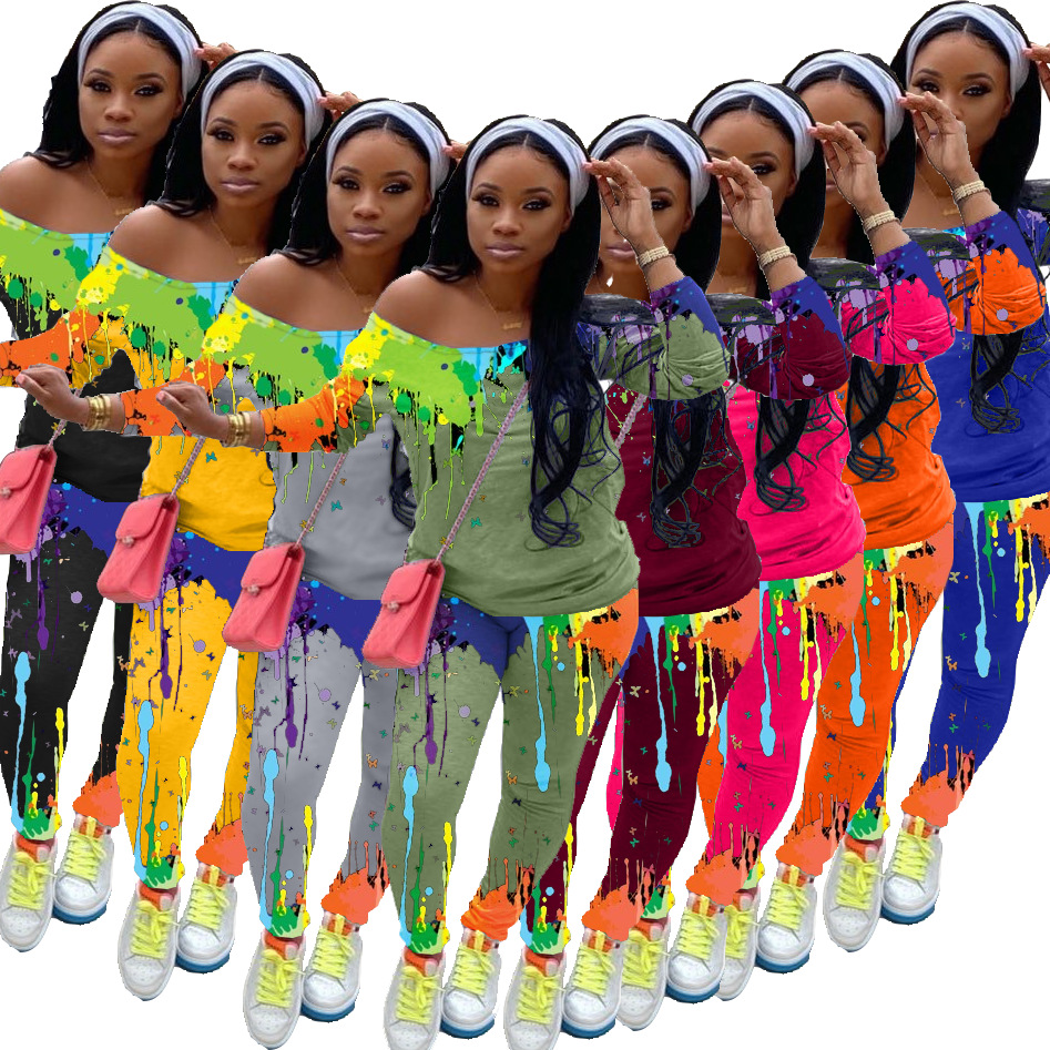 Two Piece Outfits Women' Tracksuits Tie Dye Set T Shirt Top And Pants Tracksuit Jogging Femme Autumn Plus Size, Brown
Two Piece Outfits Women' Tracksuits Tie Dye Set T Shirt Top And Pants Tracksuit Jogging Femme Autumn Plus Size, Brown