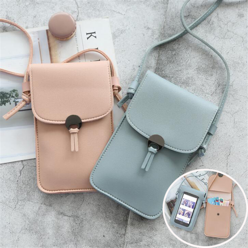 Phone Wallets Transparent Touch Screen Mobile Phone Bag Pouch Women Phone Purse Messenger Bags Small Flap Bag Mini Shoulder Bag, Dark green b
Phone Wallets Transparent Touch Screen Mobile Phone Bag Pouch Women Phone Purse Messenger Bags Small Flap Bag Mini Shoulder Bag, Dark green b