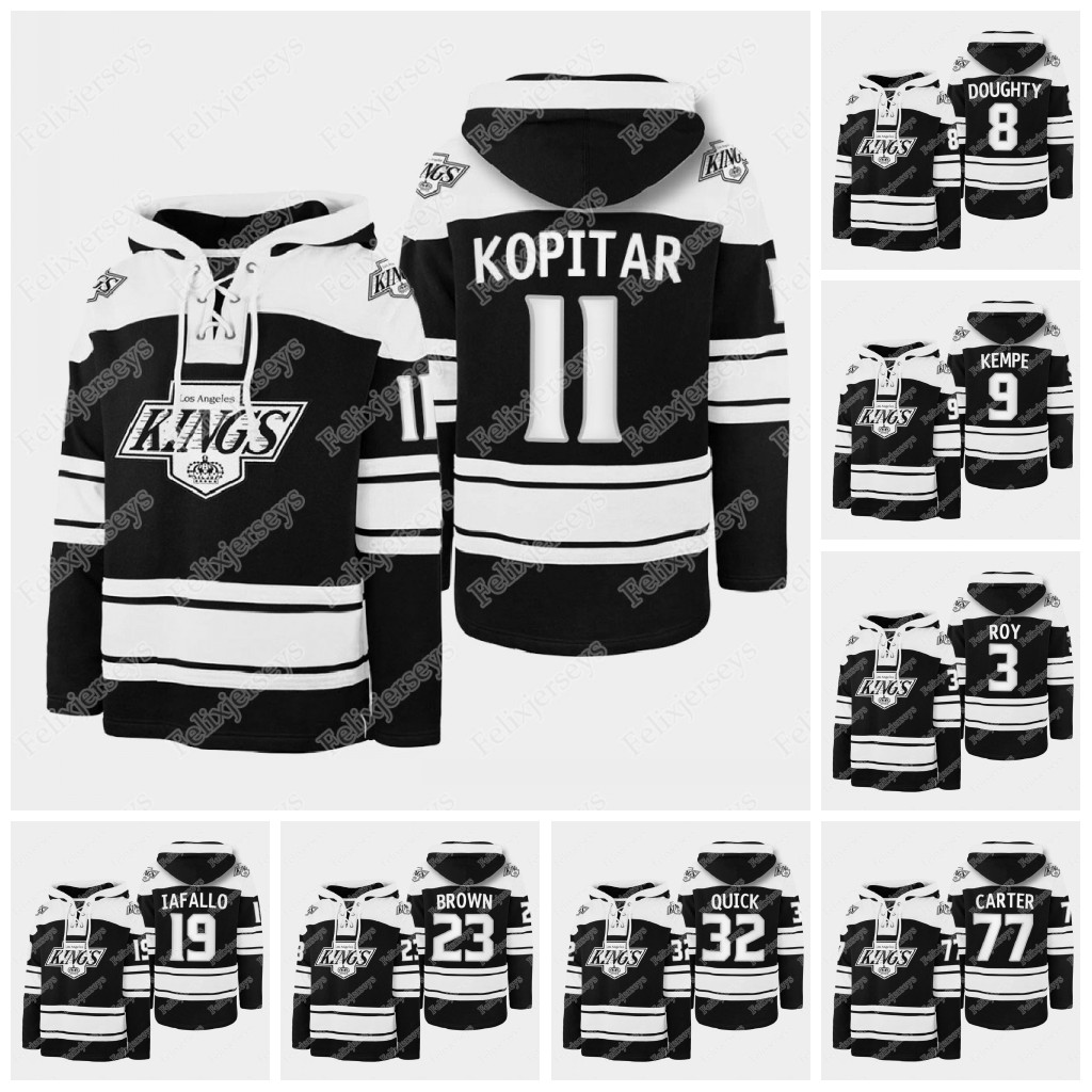 Los Angeles Kings Vintage Hoodie 8 Drew Doughty 32 Jonathan Quick 11 Anze Kopitar Wayne Gretzky Olli Maatta Dustin Brown Quinton Byfield, Black;red
Los Angeles Kings Vintage Hoodie 8 Drew Doughty 32 Jonathan Quick 11 Anze Kopitar Wayne Gretzky Olli Maatta Dustin Brown Quinton Byfield, Black;red