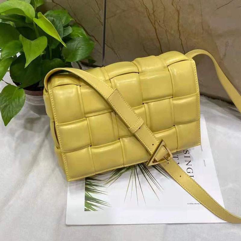 Ladies leather bag Fashion women Shoulder Bags Designer Soft Crossbody Plain Knitting Button Sequined Quilted Single Satchel Bag Casual Waterproo