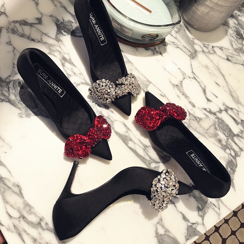 Sandals 2021 spring handmade small size single shoes bow pointed stiletto banquet dress sexy wedding women QJP8, Heel height 8 cm 
Sandals 2021 spring handmade small size single shoes bow pointed stiletto banquet dress sexy wedding women QJP8, Heel height 8 cm