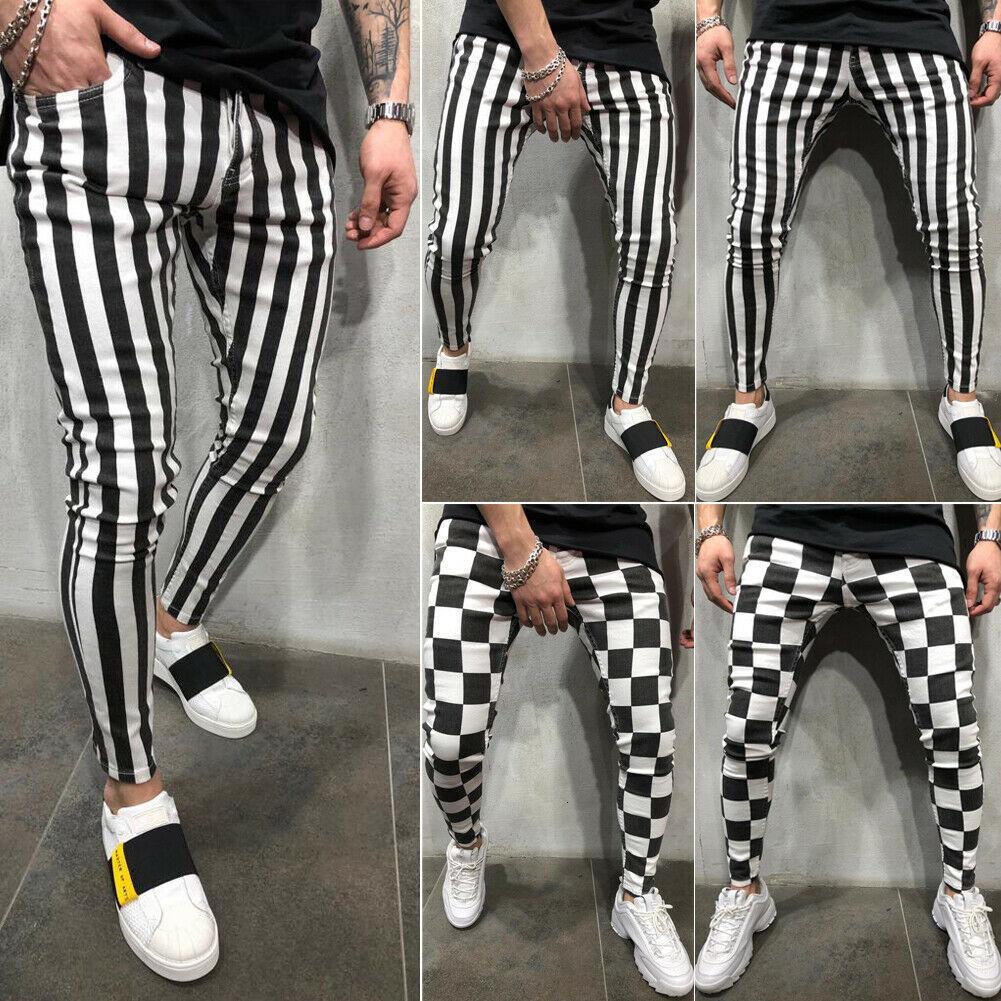 2019 Men's Pencil Pants Summer Fashion Slim Comfortable Striped Plaid Black White Casual Pants Plus Size S-2XL
2019 Men's Pencil Pants Summer Fashion Slim Comfortable Striped Plaid Black White Casual Pants Plus Size S-2XL