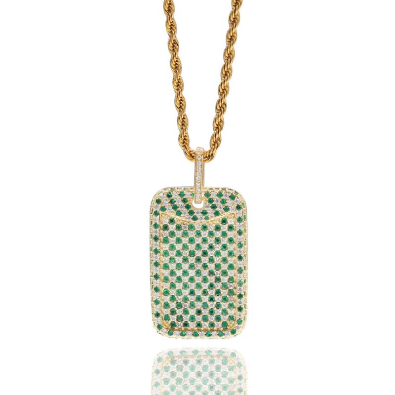 Pendant Necklaces Hip Hop Paved Full Green Cubic Zirconia Bling Iced Out Square Pendants Necklace For Women Men Rapper Jewelry Gifts, Silver
Pendant Necklaces Hip Hop Paved Full Green Cubic Zirconia Bling Iced Out Square Pendants Necklace For Women Men Rapper Jewelry Gifts, Silver