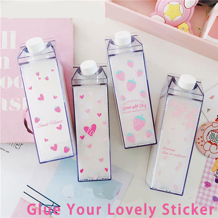 500ml Milk Carton Water Bottle Transparent Square High Capacity Cup Plastic Coffee Drink Mug Originality us stock, Clear 16oz
500ml Milk Carton Water Bottle Transparent Square High Capacity Cup Plastic Coffee Drink Mug Originality us stock, Clear 16oz