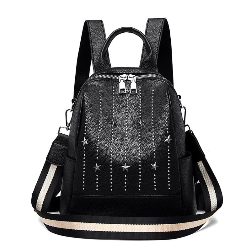 Outdoor Bags Fashion Backpacks Women PU Leather Rivet Small Backpack Female 2021 Back Pack Black For Teen Girls Bagpack Woman
Outdoor Bags Fashion Backpacks Women PU Leather Rivet Small Backpack Female 2021 Back Pack Black For Teen Girls Bagpack Woman