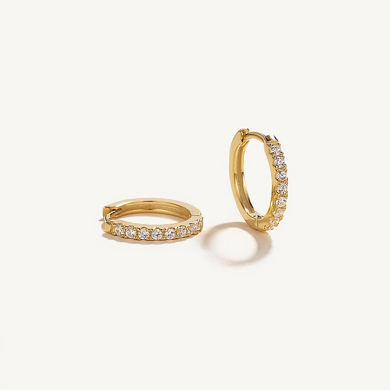 Hoop & Huggie Aide 925 Sterling Silver 10mm Earrings For Women Simple Design Crimped White Zircons Set Circle Jewelry
Hoop & Huggie Aide 925 Sterling Silver 10mm Earrings For Women Simple Design Crimped White Zircons Set Circle Jewelry