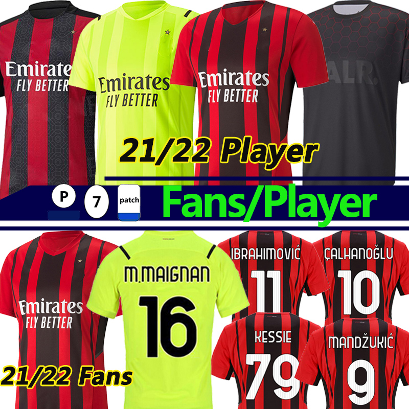 21/22 Fans Player Version M.MAIGNAN AC soccer jerseys milan BALR. 2021 IBRAHIMOVIC Mandzukic TONALI ÇALHANOGLU Kessie Men kid Kits football shirts, 20/21 third kids
21/22 Fans Player Version M.MAIGNAN AC soccer jerseys milan BALR. 2021 IBRAHIMOVIC Mandzukic TONALI ÇALHANOGLU Kessie Men kid Kits football shirts, 20/21 third kids