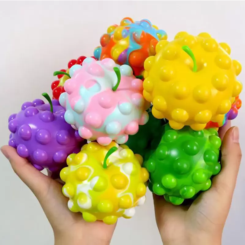 3D Apple Sensory Bubble Fidget Toy Balls Cellphone Straps Simple Dimples Finger Games Decompression Push Special Needs ADD ADHD Autism Relie
3D Apple Sensory Bubble Fidget Toy Balls Cellphone Straps Simple Dimples Finger Games Decompression Push Special Needs ADD ADHD Autism Relie