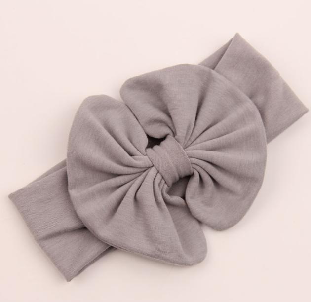 2021 New Cotton blend Baby Headwrap girl hair Big Bow Bunny Ears head band Strech Knot Headband Fashion Hairband