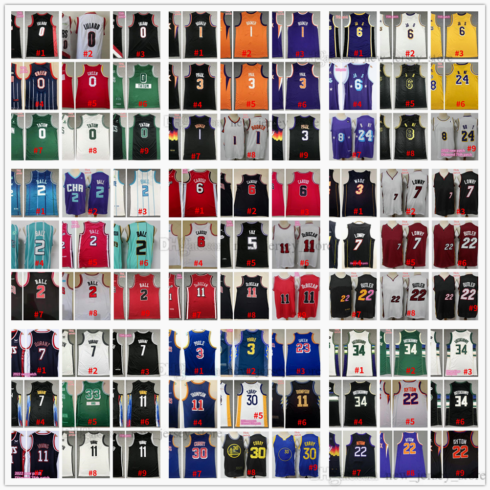 New 75th Basketball Jerseys 0 Jalen Green 2 Lonzo LaMelo Ball 3 Dwyane 1 Williamson Wade 4 Evan Mobley 8 Zach 11 Demar LaVine DeRozan 13 Bam 14 Tyler Adebayo Herro Jersey, Choose number on picture
New 75th Basketball Jerseys 0 Jalen Green 2 Lonzo LaMelo Ball 3 Dwyane 1 Williamson Wade 4 Evan Mobley 8 Zach 11 Demar LaVine DeRozan 13 Bam 14 Tyler Adebayo Herro Jersey, Choose number on picture