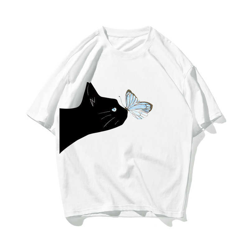 Black Cat Butterfly Hip Hop Oversize T Shirt Men Streetwear Harajuku Tshirt Short Sleeve Cotton Loose HipHop T-Shirt Couple 210603, Bright green
Black Cat Butterfly Hip Hop Oversize T Shirt Men Streetwear Harajuku Tshirt Short Sleeve Cotton Loose HipHop T-Shirt Couple 210603, Bright green