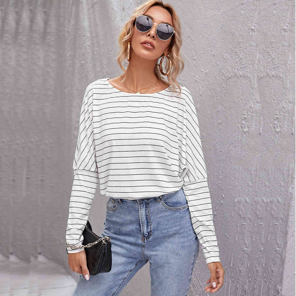 Spring Summer long sleeve plaid women pullovers t shirt fashion styled o-neck outwear spring tops 210524, Gray
Spring Summer long sleeve plaid women pullovers t shirt fashion styled o-neck outwear spring tops 210524, Gray