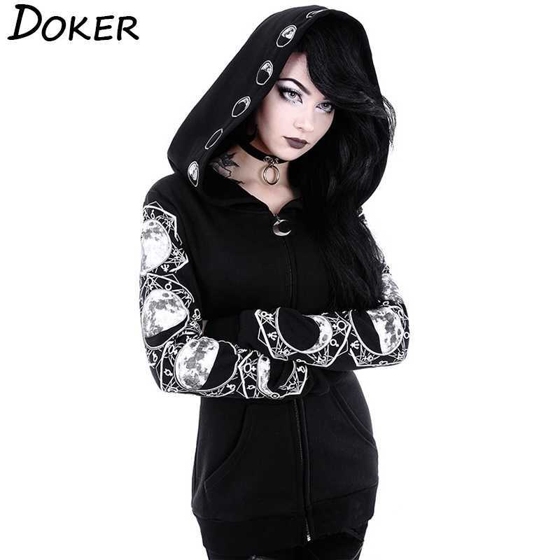 5XL Gothic Punk Women Print Long Mouwen Hoodies Sweatshirts Casual Rits Jas Hooded Tops Female Herf Winter Black Hoodies.
5XL Gothic Punk Women Print Long Mouwen Hoodies Sweatshirts Casual Rits Jas Hooded Tops Female Herf Winter Black Hoodies.