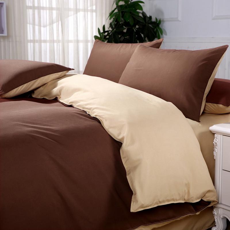 Bedding Sets Double Color Brown Gold Flat Sheet Set Duvet Cover Pillowcase Twin Single Size Bed
Bedding Sets Double Color Brown Gold Flat Sheet Set Duvet Cover Pillowcase Twin Single Size Bed