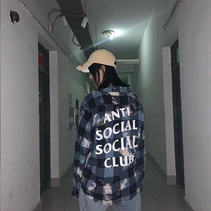 2021 European and American fashion brand men's and women's arc hem split Blue Plaid Shirt casual casual casual loose shirt for lovers, Black
2021 European and American fashion brand men's and women's arc hem split Blue Plaid Shirt casual casual casual loose shirt for lovers, Black