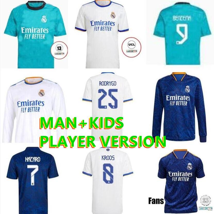 Hazard Camisas De Futebol kids 2021 2022 Real Madrid soccer Jerseys SERGIO RAMOS BENZEMA MODRIC equipacion Eden Goalkeeper equipment realmad, Black;yellow
Hazard Camisas De Futebol kids 2021 2022 Real Madrid soccer Jerseys SERGIO RAMOS BENZEMA MODRIC equipacion Eden Goalkeeper equipment realmad, Black;yellow